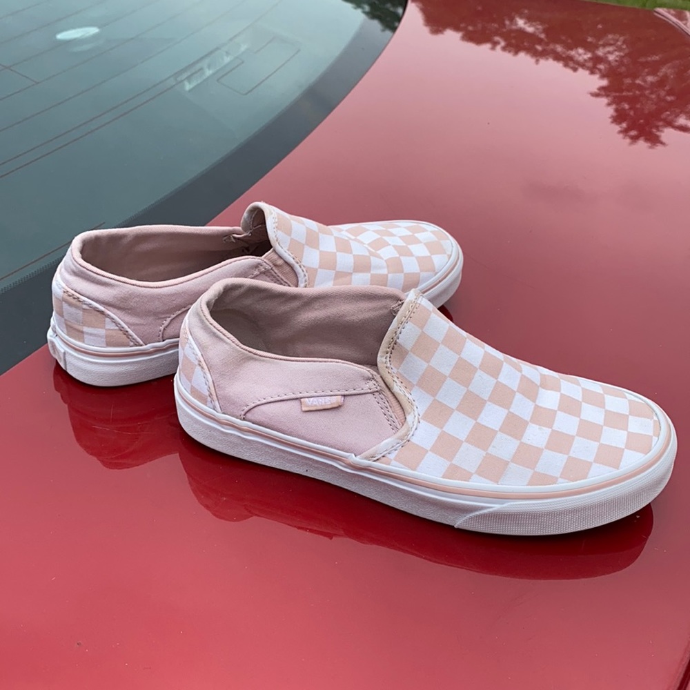 Checkered Pink Vans